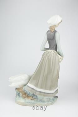 Lladro Porcelain Figure, Girl with Goose, by V Martinez, no. 4815