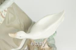 Lladro Porcelain Figure, Girl with Goose, by V Martinez, no. 4815