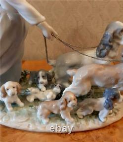 Lladro Porcelain Figure, Puppy Parade, #6784