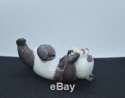 Lladro Porcelain Figurine A Joyful Panda