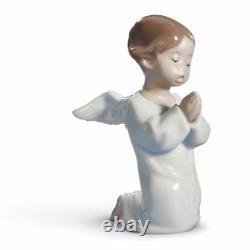 Lladro Porcelain Figurine Angel Praying 01004538 Was £125.00 Now £106.00