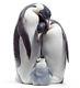Lladro Porcelain Figurine Penguin Family 01008696