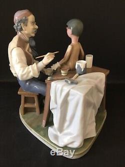 Lladro Puppet Painter. 5396. Giuseppe painting Pinocchio