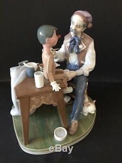 Lladro Puppet Painter. 5396. Giuseppe painting Pinocchio