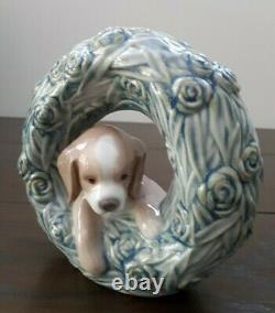 Lladro Puppy Natural Frames #8071 C2004/08