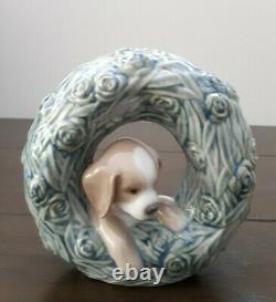 Lladro Puppy Natural Frames #8071 C2004/08