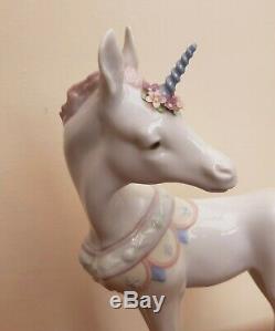 Lladro RARE Unicorn & Friend Figurine #5993 Retired Jose Luis Alvarez