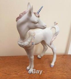 Lladro RARE Unicorn & Friend Figurine #5993 Retired Jose Luis Alvarez