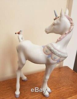 Lladro RARE Unicorn & Friend Figurine #5993 Retired Jose Luis Alvarez
