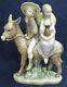 Lladro RIDE IN THE COUNTRY boy & girl on donkey model 5354 produced 1986-1993