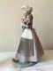 Lladro Rare Dutch Girl Ingrid with Flowers Porcelain Figurine