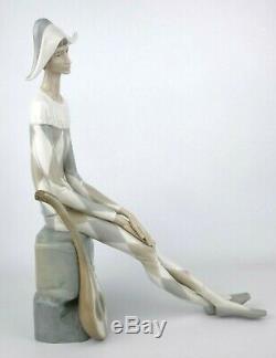 Lladro Sad Harlequin Figurine 4558 Retired 1969-93 Triste Arlequin