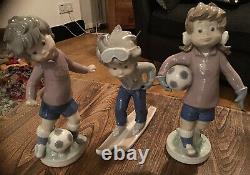 Lladro Sport Billy Trio All 3 Figurines Now Retired