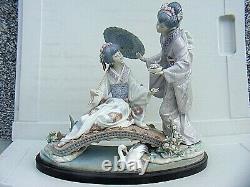 Lladro Springtime In Japan Figure Group Retired