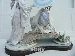 Lladro Springtime In Japan Figure Group Retired