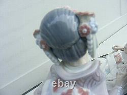 Lladro Springtime In Japan Figure Group Retired