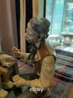 Lladro The Puppet Painter Giuseppe And Pinocchio