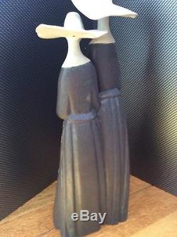 Lladro Two Nuns Religious Rare Retired Editions