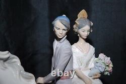 Lladro Valencian Couple On Horse Figurine #1472