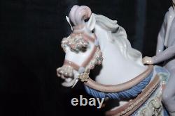 Lladro Valencian Couple On Horse Figurine #1472