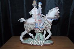 Lladro Valencian Couple On Horse Figurine #1472