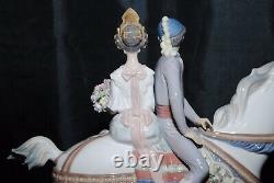 Lladro Valencian Couple On Horse Figurine #1472