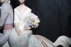 Lladro Valencian Couple On Horse Figurine #1472