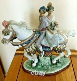 Lladro Valencian Couple on Horse. 1472. Limited edition. With box