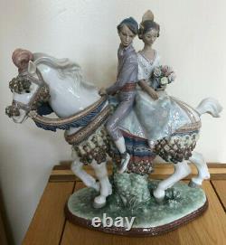 Lladro Valencian Couple on Horse. 1472. Limited edition. With box