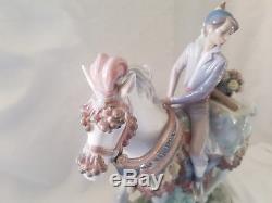 Lladro Valencian couple on Horseback 1472, Limited Edition, First, Signed