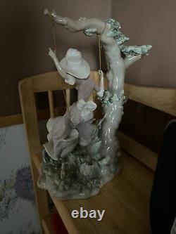 Lladro Victorian Girl On Swing Selling At Huge Reduction