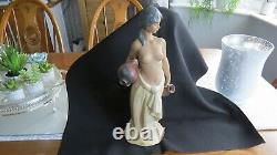 Lladro Water Carrier Girl Gres