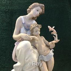 Lladro Where Love Begins #7649 Mother & Child Mint In Original Box Very Rare