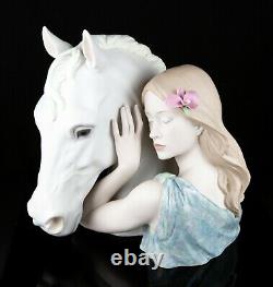 Lladro -a True Friend- Large Limited Edition Horse Bust Figure 8666, 615/3000