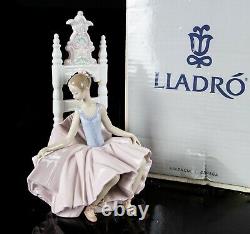 Lladro -after The Show- 1998-2000 Girl Ballerina Dancer Figure Model 6484, Boxed