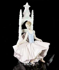 Lladro -after The Show- 1998-2000 Girl Ballerina Dancer Figure Model 6484, Boxed