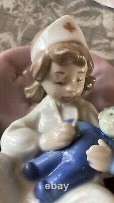 Lladro and Nao Figures job lot. One has been repaired but all others as new