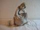 Lladro by Nao Porcelain Figurine Girl with Dove from Collection
