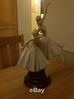 Lladro double ballerina figurine daisa 1978 retired
