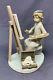 Lladro figure, Girl, Painting Picture'Still Life' 5363, Missing Brush