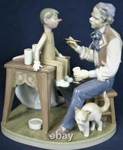 Lladro figure PUPPET PAINTER Pinocchio and Giuseppe model 5466