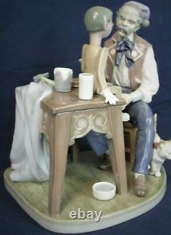 Lladro figure PUPPET PAINTER Pinocchio and Giuseppe model 5466