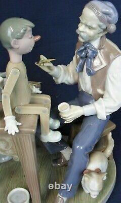 Lladro figure PUPPET PAINTER Pinocchio and Giuseppe model 5466