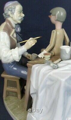 Lladro figure PUPPET PAINTER Pinocchio and Giuseppe model 5466