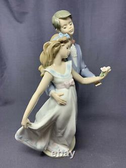Lladro figure, Young Couple Dancing'Now & Forever', No. 7642