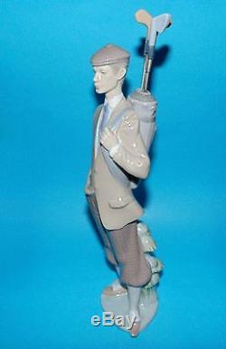 Lladro ornament Figurine golfer golf' Teeing off' by J Huert 1st Q (7093)