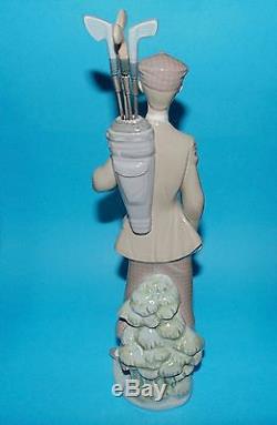 Lladro ornament Figurine golfer golf' Teeing off' by J Huert 1st Q (7093)