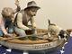 Lladro porcelain FISHING WITH GRAMPS. Issue Year 1984 Sculptor Jose Puche