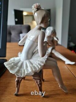 Lladro porcelain ballerina figurine ballet girl descanso recital 5496