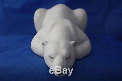 Lladro'snow King' Polar Bear Matt/satin Finish Figure 01002518
